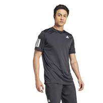 Padelio marškinėliai ADIDAS Club 3-Stripe Men Juoda