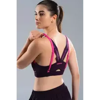 Padelio sportinė liemenėlė NOX Pro Women Deep Purple
