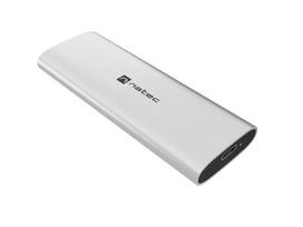 NATEC RHINO M.2 NVME LITE IŠORINIS SSD KORPUSAS USB-C 3.2 GEN 2 ARCTIC SILVER