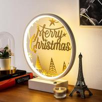 Opviq stalinis šviestuvas XMAS12, baltas/aukso spalvos