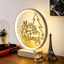 Opviq stalinis šviestuvas XMAS10, baltas/aukso spalvos