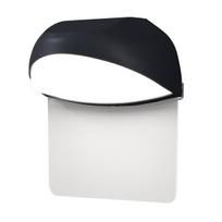 Lauko sieninis LED šviestuvas Maytoni O447WL-L7GF3K, grafitas/baltas