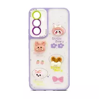 iLike Apple iPhone 13 Epoxy Cartoon Cover Light Purple