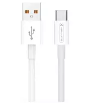 Jellico B1 Durable-Soft Universal USB to USB-C Data & Fast PD 20W Charger Cable 1m White