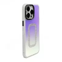 iLike Apple iPhone 15 Laser Shell Square Back Cover Transparent
