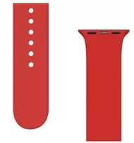 iLike Strap APS Silicone Watch Band for Apple Watch Ultra / Series 8/7/6/5/4/3/2 / SE (45/44/42mm) - Red