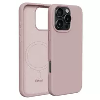 ETTERI Silicone Mag Case, skirta iPhone 16 Pro 6,3 colio, šviesiai rožinė