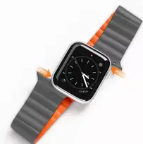 Dux Ducis Apple Magnetic Strap Watch Strap 7/6/5/4/3/2 / SE (41/40/38mm) Magnetic Grey Orange