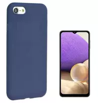 iLike Samsung Galaxy A32 (A326) 5G mėlynas minkštas silikoninis dėklas
