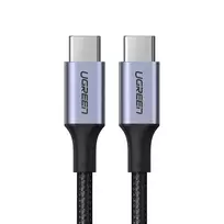 UGREEN US316 USB-C į USB-C laidas 100W 5A 480Mbps 1m Juodas