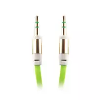 Forever Universal AUX Cable 3.5mm Green 1m