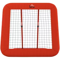 Futbolo kamuolio atmušimo sienelė Homcom 118x108x120cm., raudonos/juodos spalvos