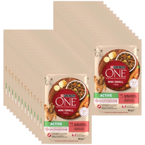 Purina One Mini/Small Active šunų ėdalas, 26x85 g
