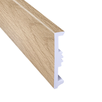 Polimerinė grindjuostė STIQ XL STX810 WOOD, Flam ąž. Sp. 133, 220 x 8 x 1,5 cm