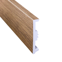 Polimerinė grindjuostė STIQ XL STX810 WOOD, Faro ąž. Sp. 124, 220 x 8 x 1,5 cm