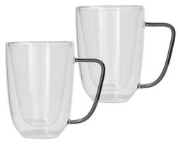 Dvigubo stiklo puodelių rinkinys Homla Cembra Basic, skaidri sp., 0.25 l