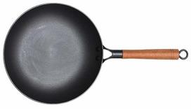 Keptuvė su dangčiu Zyle ZY428KFP, Ø 28 cm, stiklas/mediena/ketus