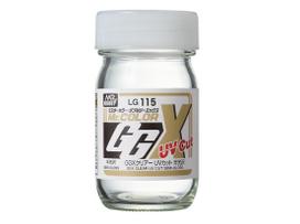 Mr.Hobby - Mr. Color GGX Clear UV Cut Semi-Gloss (Skaidrus UV filtrą turintis pusiau blizgus lakas), 60 ml, LG-115