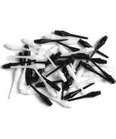 Smiginio antgaliai Harrows Dimple Soft 1/4, 30 vnt - Juoda