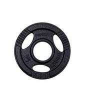 Ketaus olimpinis svorio diskas inSPORTline Hamerton, juodas, 1,25 kg, 50 mm