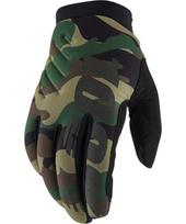 Vyriškos dviratininko ir motokroso pirštinės 100% Brisker Camo/Black