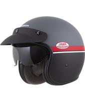 Motociklo šalmas Cassida Oxygen Jawa OHC 2.0 matinis pilkas/raudonas/juodas/baltas