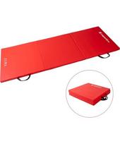 Sulankstomas gimnastikos kilimėlis inSPORTline Trifold 180 x 60 x 3 cm - Raudona