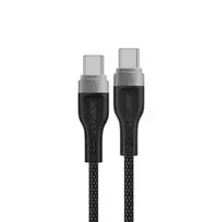 Acefast C11-03 3in1 USB-C į USB-C laidas 100W 480Mbps 1,2m Juodas