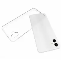 EVELATUS Samsung Galaxy A04E / A04 skaidrus silikoninis dėklas 1.5mm TPU permatomas