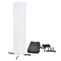 STAND4ME TOWER SET Movable Head Base - Juodas plieninis modulinis apšvietimo stovas