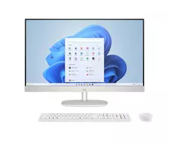 HP 27-cr0224nw Intel Core i5-1335U 27 colių Full HD All-in-One PC, 16GB DDR4, 512GB SSD, FreeDOS, Baltas
