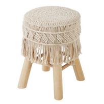 Taburetė Boho, smėlio spalvos