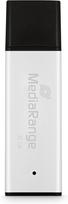 USB atmintinė MediaRange High Performance MR1900, sidabro sp., 32GB
