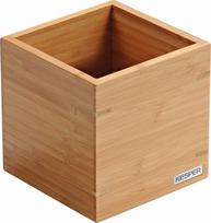 Stalo įrankių dėklas Kesper, 13 cm x 13 cm x 13 cm, bambukas, ruda sp.