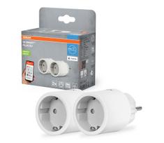 Osram - Rinkinys 2x išmanieji lizdai SMART+ MATTER SCHUKO 2300W/230V/10A Wi-Fi, balti