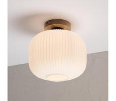 Lubinis šviestuvas HARMA WOOD 1xE27/15W/230V ąžuolas/balta skersmuo 25 cm