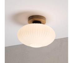 Lubinis šviestuvas HARMA WOOD 1xE27/15W/230V ąžuolas/balta, skersmuo 25 cm