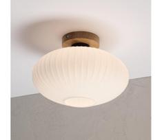 Lubinis šviestuvas HARMA WOOD 1xE27/15W/230V ąžuolas/balta skersmuo 30 cm
