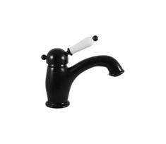 RAV Slezák L526.0CMAT - Praustuvo maišytuvas LABE RETRO 15,3 cm matinė juoda
