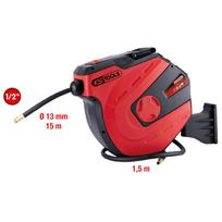 Automatinė oro ritė D13mm, 15m + 1,5m, 1/2 ";jungtis, 515,3445 & KST KSTOOLS