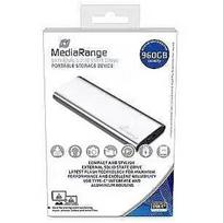 Mediarange Išorinis SSD MR1103, 900GB, 450MB/s, 420MB/s, M.2, USB 3.2 Gen 2, USB Type-C, Sidabrinė