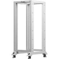 Lanberg Atviras rėmo 19" 27U OR01-6827-S, 600x800mm, RAL7035, 4 vertikalūs montavimo bėgeliai