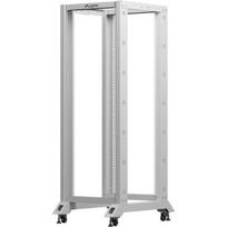 Lanberg Atviras rėmo 19" 32U OR01-6832-S, 600x800mm, RAL7035, 4 vertikalūs montavimo bėgeliai