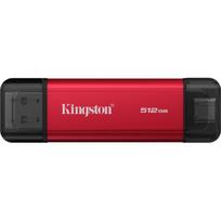 Kingston Dual Nešiojamas SSD SPSD/512GB, 512GB, USB 3.2 Gen 2, skaitymo greitis 1050MB/s, rašymo greitis 950MB/s