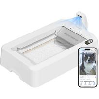 Petkit Purobot Crystal Duo su kamera, P9905, 5.65kg, 0.07m3, AI kamera, automatinis valymas, dvipusis grėbimas
