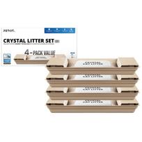 Petkit Crystal Litter Purobot Crystal Duo CR1, 4 maišeliai, 11kg, 4 padėkliukai, 4 šiukšlių maišeliai