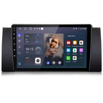 automagnetola radijas junsun BMW 5er E39 7er E38 gps navigacija usb wifi bluetooth carplay fm vairo valdymo funkcija