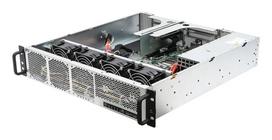 Serverio korpusas ASRock 2U1G-B650 2U, AMD B650, LGA 1718, 2×2,5 colio lizdai, 1000W PSU, DDR5, Aspeed AST2600, 5×USB-A, Gigabit Ethernet