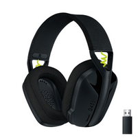 Logitech G435 LIGHTSPEED Belaidės žaidimų ausinės, Black and Neon Yellow | 981-001050
