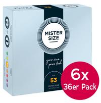 Mister Size 53mm6xpackof36 Prezervatyvai